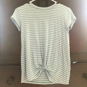 Cute Blue Striped T-shirt